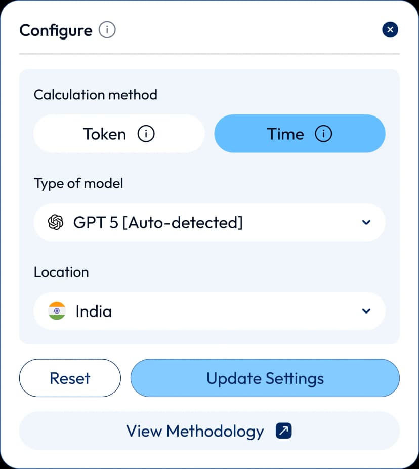 Region and Hardware configuration