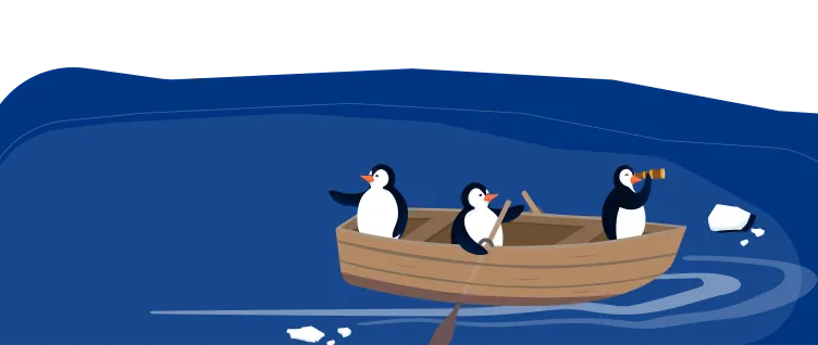 frosty-in-a-boat